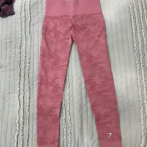 Gymshark pink camo leggings